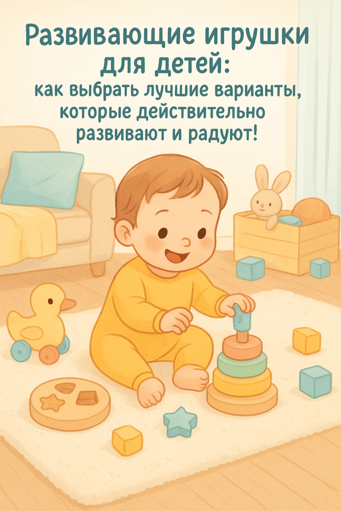 Развивающие игрушки для детей: как выбрать лучшие варианты, которые действительно развивают и радуют!