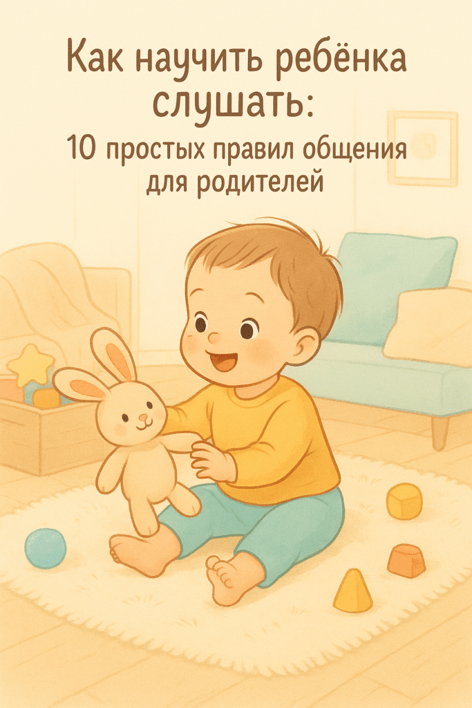 Как научить ребёнка слушать: 10 простых правил общения для родителей