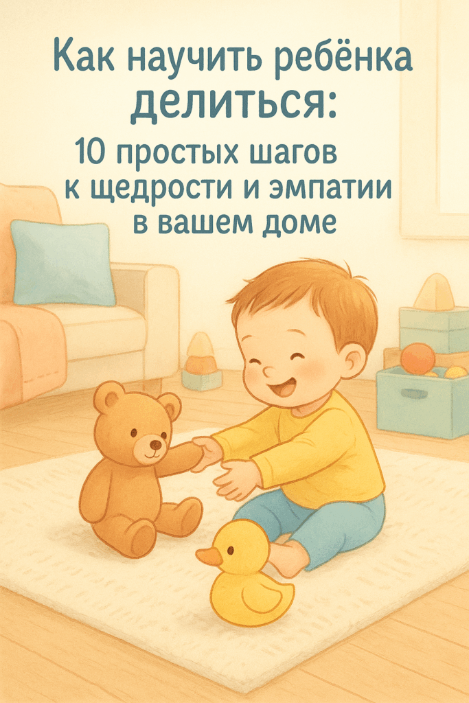 Как научить ребёнка делиться: 10 простых шагов к щедрости и эмпатии в вашем доме