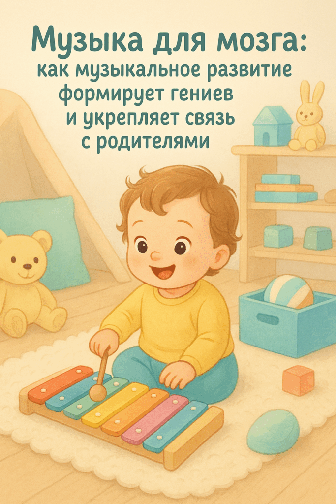 Музыка для мозга: как музыкальное развитие формирует гениев и укрепляет связь с родителями