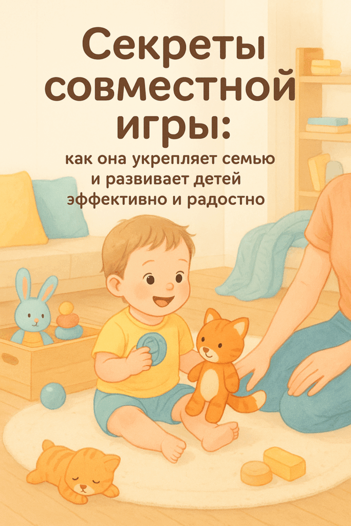 Секреты совместной игры: как она укрепляет семью и развивает детей эффективно и радостно