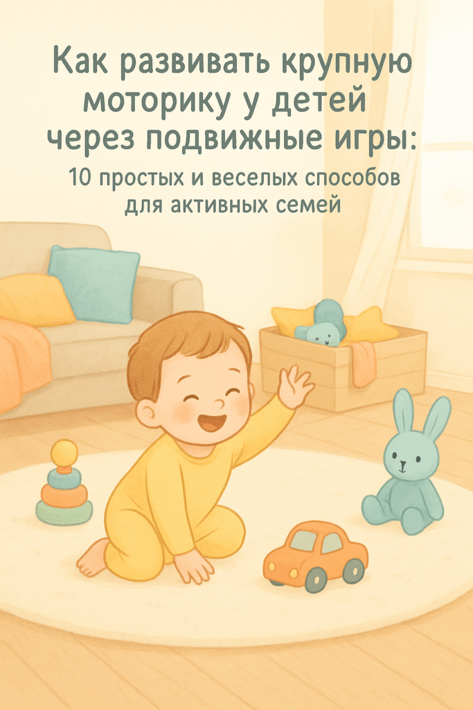 Как развивать крупную моторику у детей через подвижные игры: 10 простых и веселых способов для активных семей